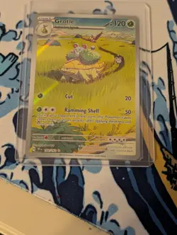 Pokemon Grotle TCG Holo Rare Illustration Temporal Forces 164/162 NM - Image 3