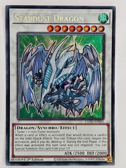 Stardust Dragon Chibi L5DD-ENS01 Secret Rare 1st Edition - Image 1