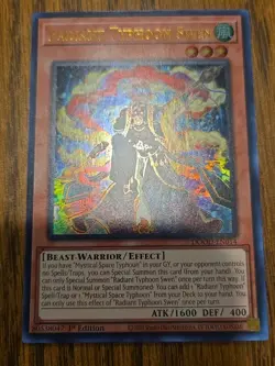 Yugioh Radiant Typhoon Swen DOOD-EN014 Ultra Rare 1st Ed NM - Image 1