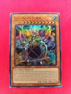 Yugioh! Regenesis Lord - ALIN-EN017 - Ultra Rare - 1st Edition Near Mint, Englis - Image 1