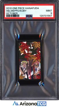 One Piece 2010 Helmeppo/Koby October One Piece Hanafuda PSA 9 - Image 1