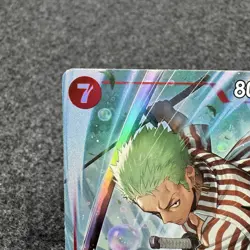 Roronoa Zoro OP14-015 Rare Alternate Art Azure Sea's Seven One Piece English - Image 2