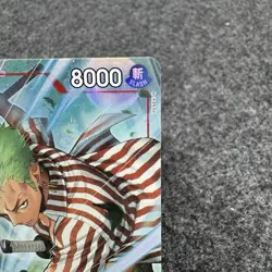 Roronoa Zoro OP14-015 Rare Alternate Art Azure Sea's Seven One Piece English - Image 3