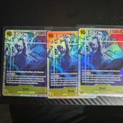 One Piece x3 Enel EB02 - 052 Super Rare NM/M Condition - Image 1