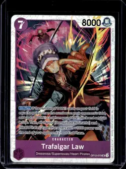 2025 One Piece Legacy of the Master Trafalgar Law Super Rare #OP12-073 - Image 1