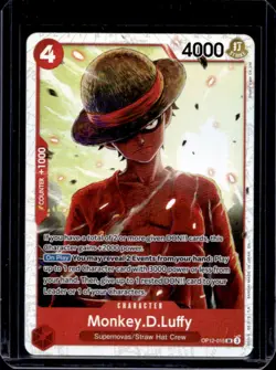 2025 One Piece Legacy of the Master Monkey.D.Luffy Super Rare #OP12-015 - Image 1