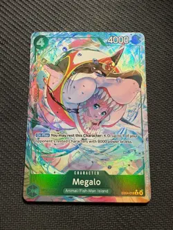 ONE PIECE The Azure Sea's Seven MEGALO RARE Alternate Art EB04-018 ENGLISH CCG - Image 1