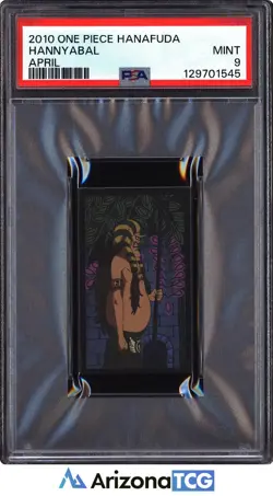 One Piece 2010 Hannyabal April One Piece Hanafuda PSA 9 - Image 1