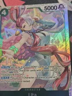 • Uta • OP13-023 SR Carrying On His Will Holo Foil One Piece TCG NM - Image 2