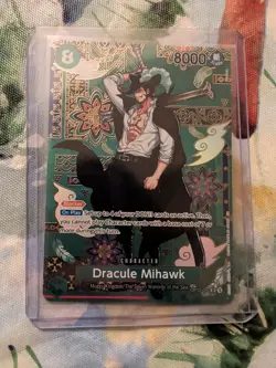 Dracule Mihawk Op12-30 Alternate Art Op14 One Piece Tcg Near Mint - Image 1