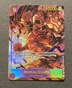 One Piece Monkey.D.Luffy OP09-119 Alternate Art SEC English Emperors New World - Image 1
