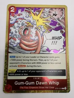 Gum Gum Dawn Whip OP ST21-016 - One Piece CCG Holo Foil M/NM - Image 1