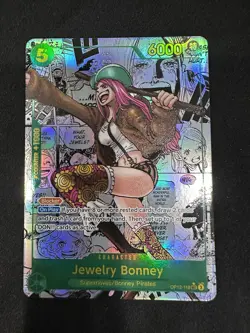 One Piece CCG Jewelry Bonney OP12-118 Manga Alternative Art English Edition - Image 1