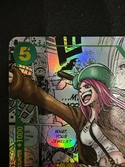 One Piece CCG Jewelry Bonney OP12-118 Manga Alternative Art English Edition - Image 2