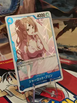 ONE PIECE CCG Charlotte Pudding OP06-047 R Wings of Captain JAPANESE See Pics - Image 4