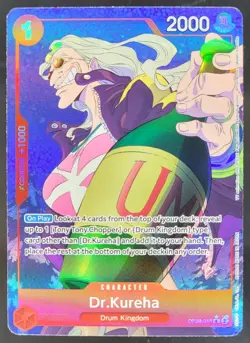 DR.KUREHA OP08-015 ALT ART TWO LEGENDS 2024 ONE PIECE TCG ENGLISH Foil DD5 - Image 1