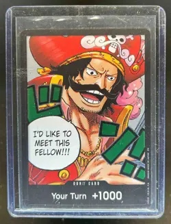 2023 One Piece Card Game Wings of Captain OP06 Don Card DON!! Gol D. Roger Foil - Image 1