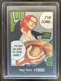 2023 One Piece Card Game Wings of Captain OP06 Don Card DON!! Shanks Foil - Image 1