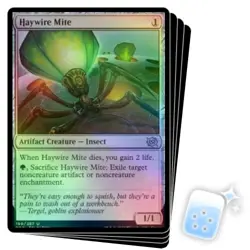 FOIL HAYWIRE MITE X4 The Brothers' War BRO Magic MTG MINT CARD - Image 1