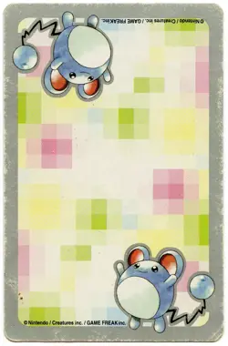 2000 Quilava 9 of Diamonds Pokemon Silver Part 2 Playing Card Japan Original - Image 3
