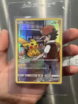 Pokemon Pikachu TCG Full Art Secret Rare Holo Card 241/236 - Image 1