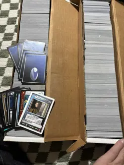 Star Trek CCG Huge Card Lot - 2 Boxes Full - Image 1