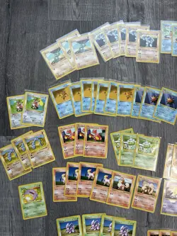 1999 Pokemon Base Set Shadowless Lot Of 83 cards 1st Edition Machamp 2 Holos - Image 2