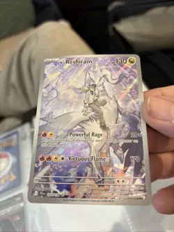Pokemon N's Reshiram 167/159 Stamped Promo Journey Together Pokemon Card LP G106 - Image 1