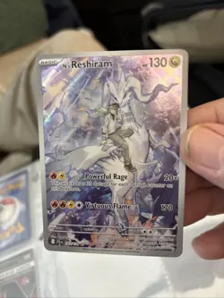 Pokemon N's Reshiram 167/159 Stamped Promo Journey Together Pokemon Card LP G106 - Image 2