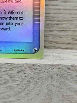 Pokemon Lady Outing EX Ruby and Sapphire 83/109 Reverse Holo Pokemon Card TCG - Image 4