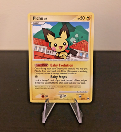 Pichu 25/99 Arceus Regular - Pokemon Card LP Baby Evolution 2009 Top loader - Image 2
