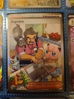 Pokemon Saguaro Holo TCG Card 270/193 Sv02: Paldea Evolved - Image 1