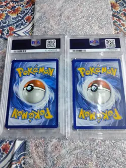 Pokemon TCG Glaceon & Leafeon Masterball PSA 8 Card - Image 4