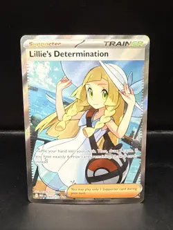 Pokemon TCG Mega Evolution Lillie’s Determination Trainer Card 169/132 B - Image 1
