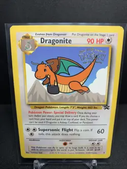 Dragonite Black Star Promo 1999 WB Movie WOTC Nintendo Pokemon TCG Card MP - Image 1