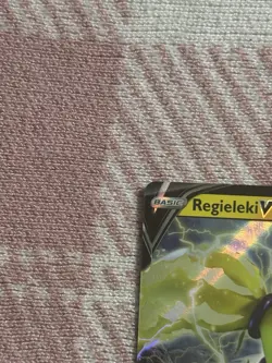 Pokemon TCG Regieleki v SWSH280 Crown Zenith Black Star Promo Card NM Condition - Image 5