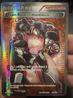 Pokemon TCG Team Rockets Handiwork Card #124/124 LP+ Condition - Image 1