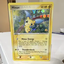 Pokemon Minun Hidden Legends Reverse Holo 67/101 50 HP English TCG Card - Image 1