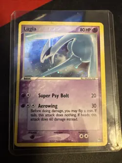 Pokemon TCG Lugia 2/17 Pop Series 5 2007 Holo Card Ungraded - Image 1