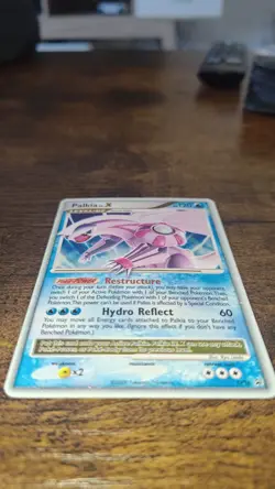Palkia Lv X Promo DP18 Holo MP Blackstar Pokemon Card Black Star Diamond Pearl - Image 2