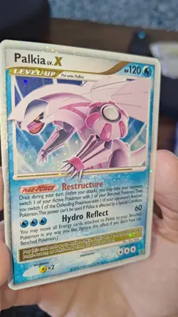 Palkia Lv X Promo DP18 Holo MP Blackstar Pokemon Card Black Star Diamond Pearl - Image 4