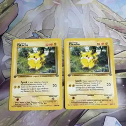 PIKACHU [2] 1st Edition 1999 Pokemon Jungle Common Card 60/64 - Image 1