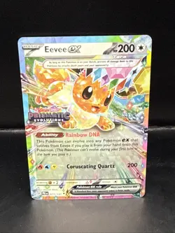 Pokemon Eevee ex 075/131 Stamped Promo Prismatic Evolutions Pokemon Card - Image 1