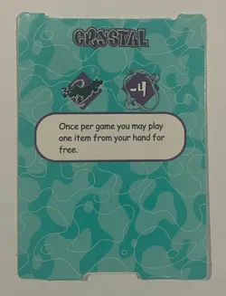 SCOOBY EXPANDABLE CARD GAME ALIEN EXPANSION SUPER RARE CRYSTAL POP-UP CARD - Image 1