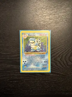 Pokemon TCG Base Set Blastoise Holo Card 2/102 Very Good Condition - Image 1