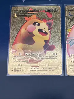 Pokemon 4 card GOLD VMAX Lot Pikachu, Lapras, Morpeko, Blatoise (ash1) - Image 5
