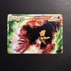 Pokemon TCG Ho-Oh Legend Top 111/123 HeartGold SoulSilver Holo Card - Image 1