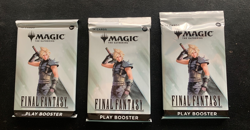 Magic The Gathering MTG Final Fantasy Factory Sealed Booster Pack Lot of 3 #2 - Image 1