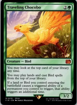 Traveling Chocobo 210 FINAL FANTASY NM MTG - Image 1