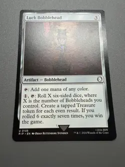 MTG Luck Bobblehead NM-Mint Universes Beyond: Fallout - Image 1